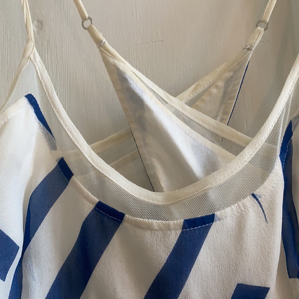 Armani Exchange 100% Silk Cross Back Mini Dress - Picture 3 of 7